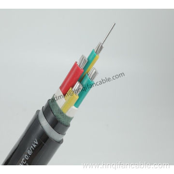 0.6/1kV PVC insulated Armored Power Cable 3×95+1×50